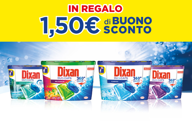IN REGALO 1,50€ DI BUONO SCONTO